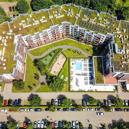 公寓 Fenomen - Pearl, Polanki Park W Kolobrzegu Z Basenem I Parkingiem